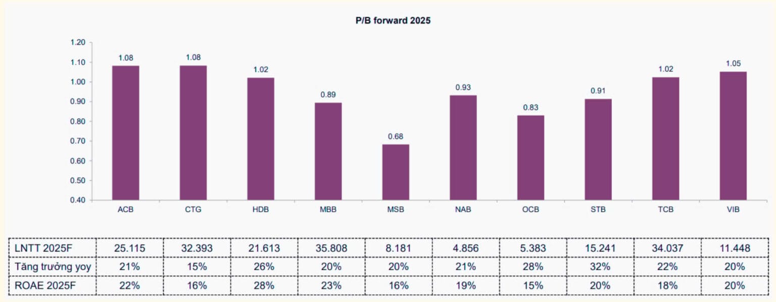 Đánh giá Cổ phiếu Ngân hàng 2025