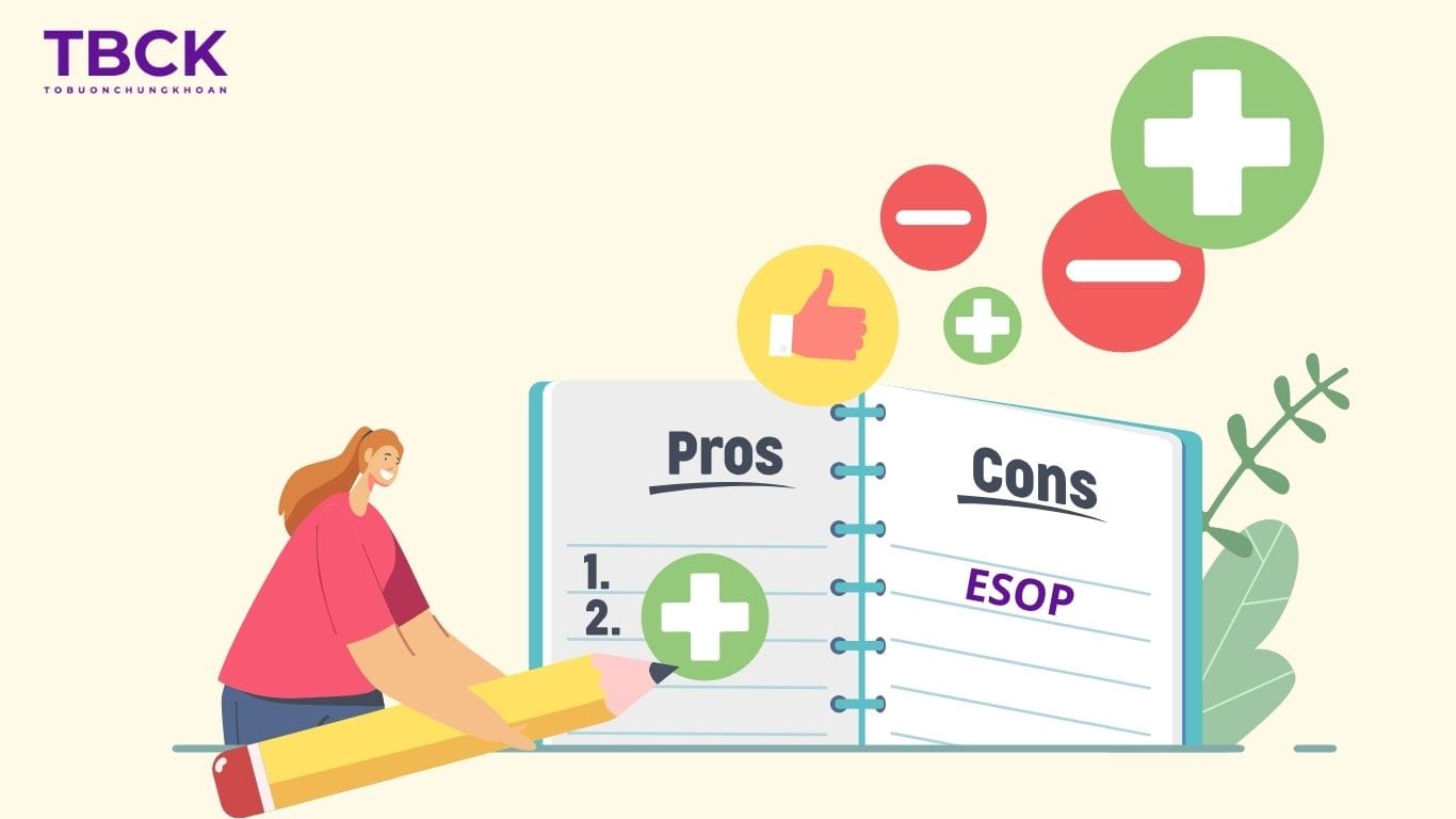 Ưu điểm và nhược điểm của cổ phiếu ESOP
