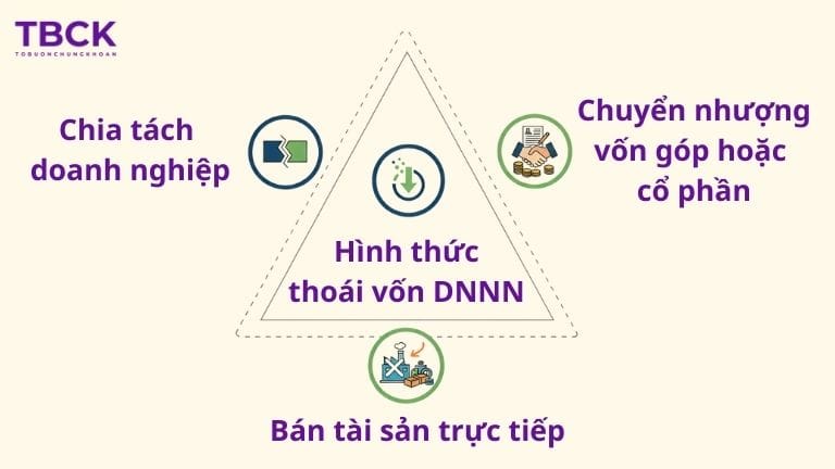 Các hình thức thoái vốn phổ biến