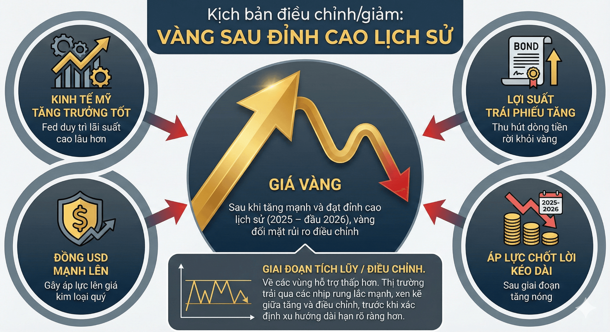 Kịch bản vàng điều chỉnh