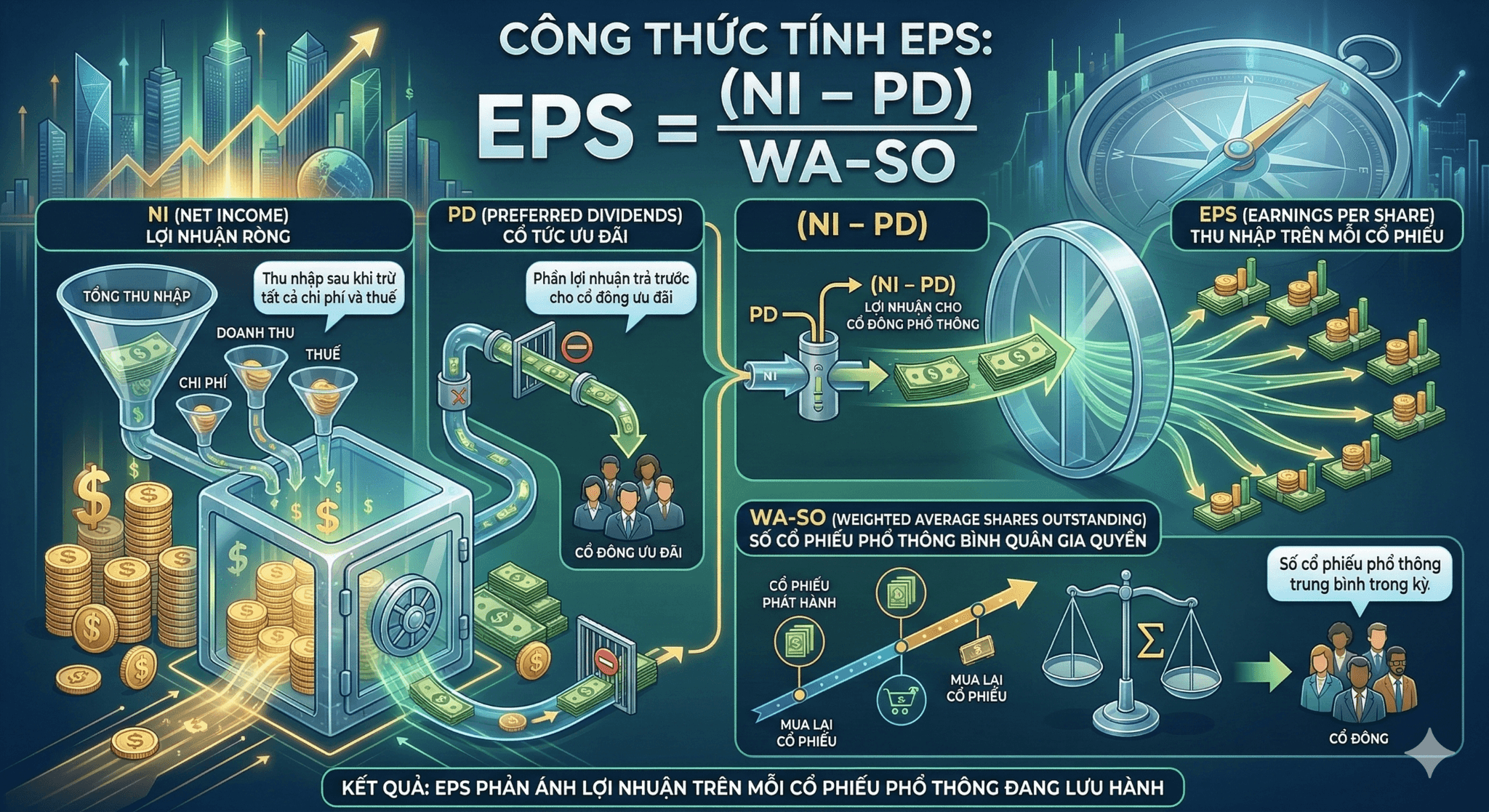 Công thức và cách tính EPS