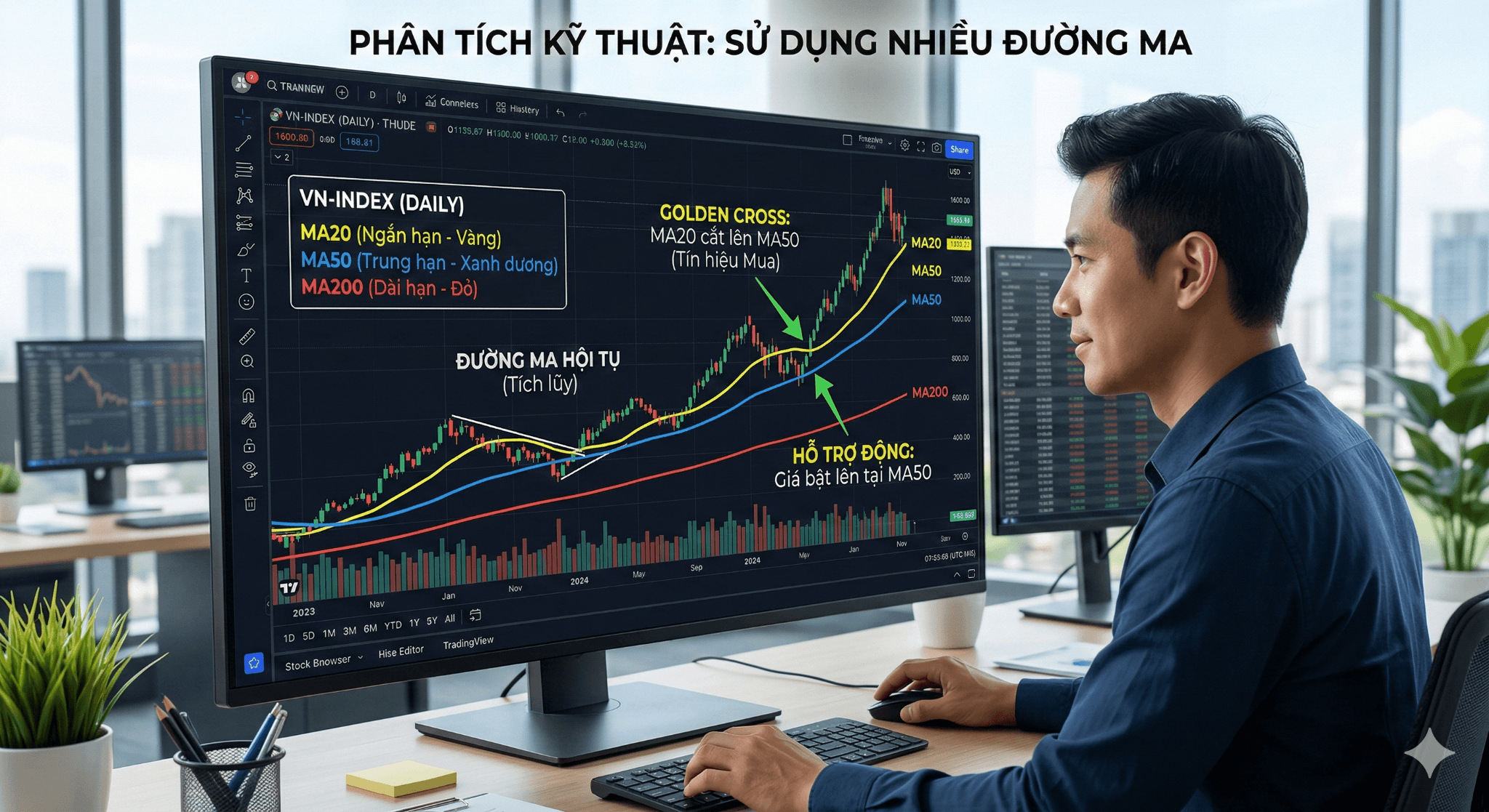 Sử dụng nhiều đường MA