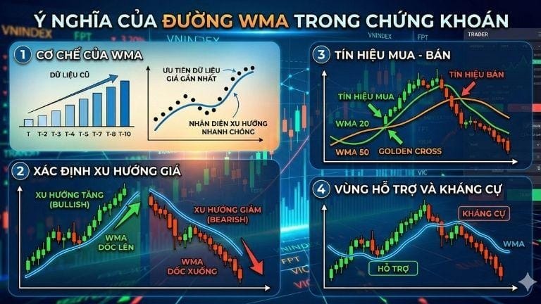 Ý nghĩa của đường WMA trong chứng khoán