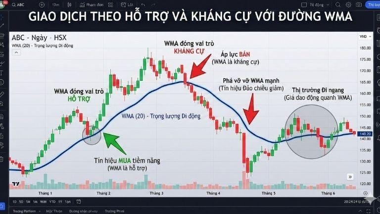 Giao dịch theo hỗ trợ và kháng cự