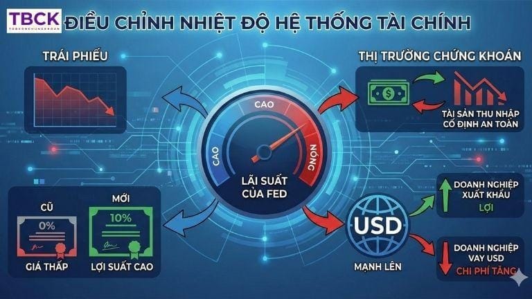 Fed tăng lãi suất ảnh hưởng đến thị trường trái phiếu và tỷ giá