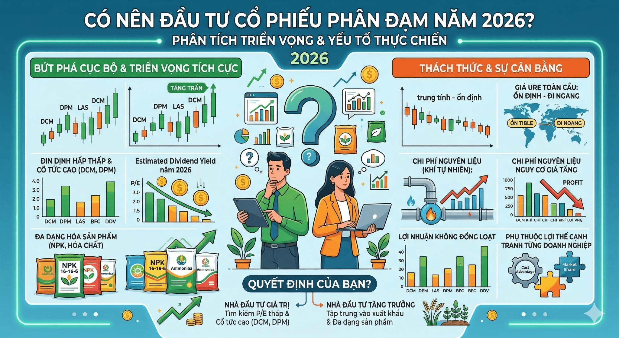 Có nên đầu tư cổ phiếu phân đạm năm 2026?