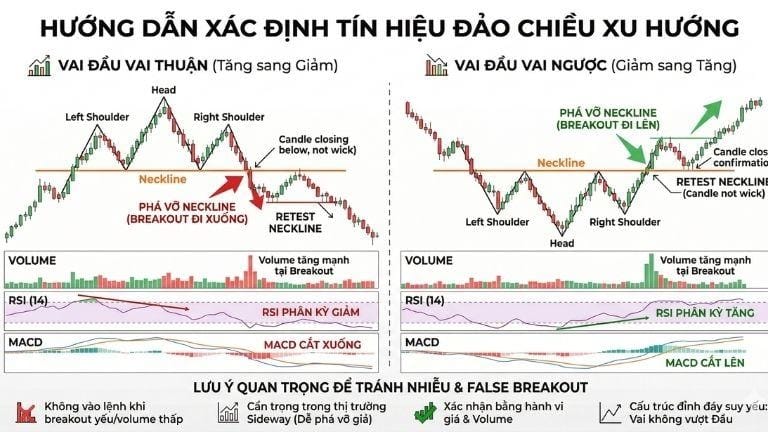 Xác định tín hiệu đảo chiều xu hướng