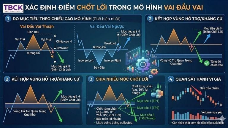 Xác định điểm chốt lời