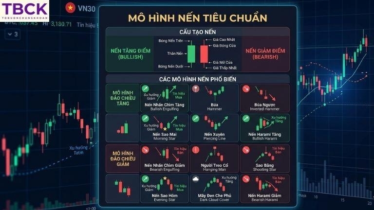 Các loại nến tiêu chuẩn